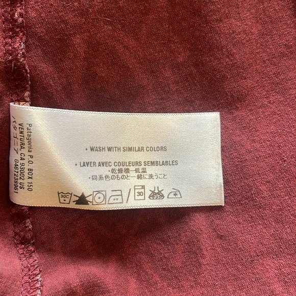 Patagonia - women’s Margot dress - organic cotton - v neck - print A-line - S - Picture 6 of 6